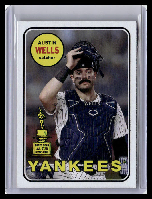 2025 Topps Heritage #H25-18 Austin Wells Heritage 25th Anniversary