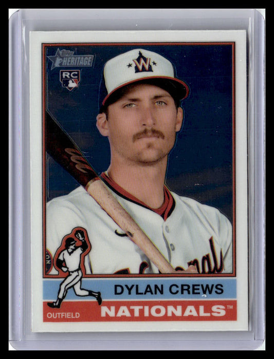 2025 Topps Heritage #247 Dylan Crews SP Variation