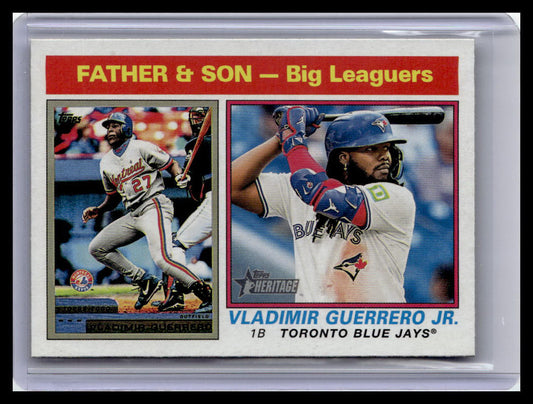 2025 Topps Heritage #69 Vladimir Guerrero / Vladimir Guerrero Jr.