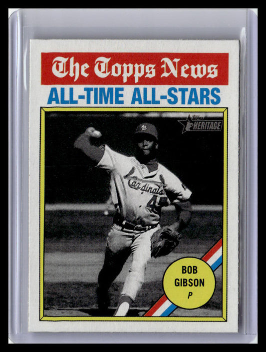2025 Topps Heritage #342 Bob Gibson