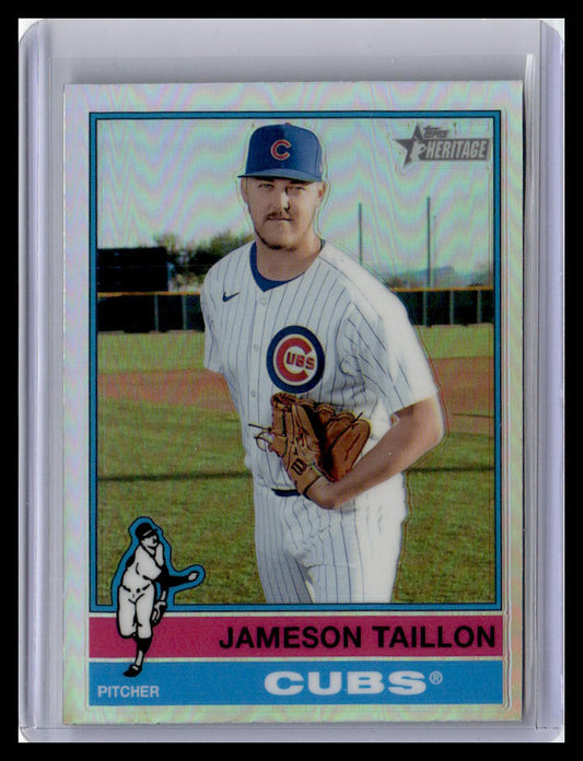 2025 Topps Heritage #159 Jameson Taillon Chrome