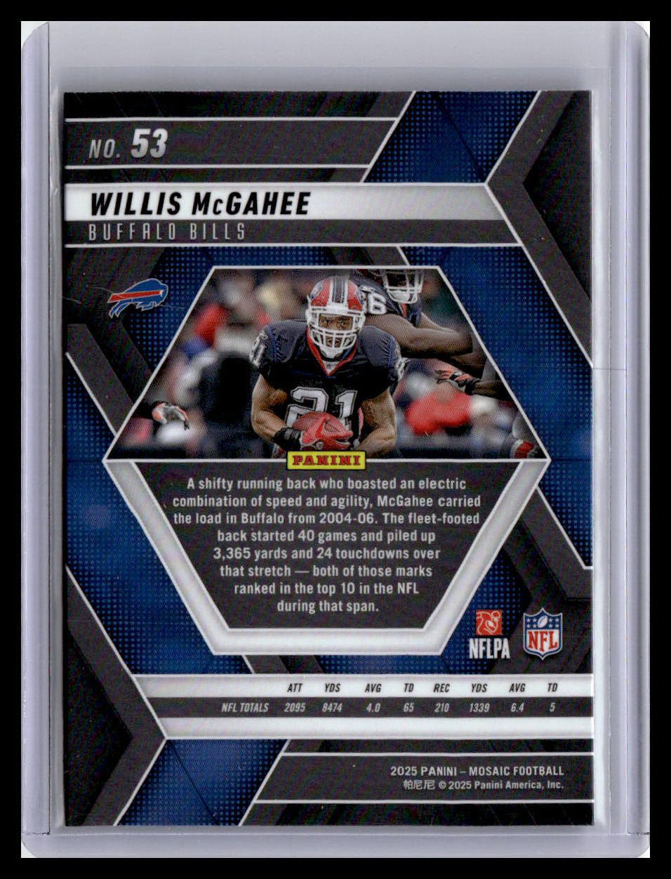 2025 Panini Mosaic #53 Willis McGahee