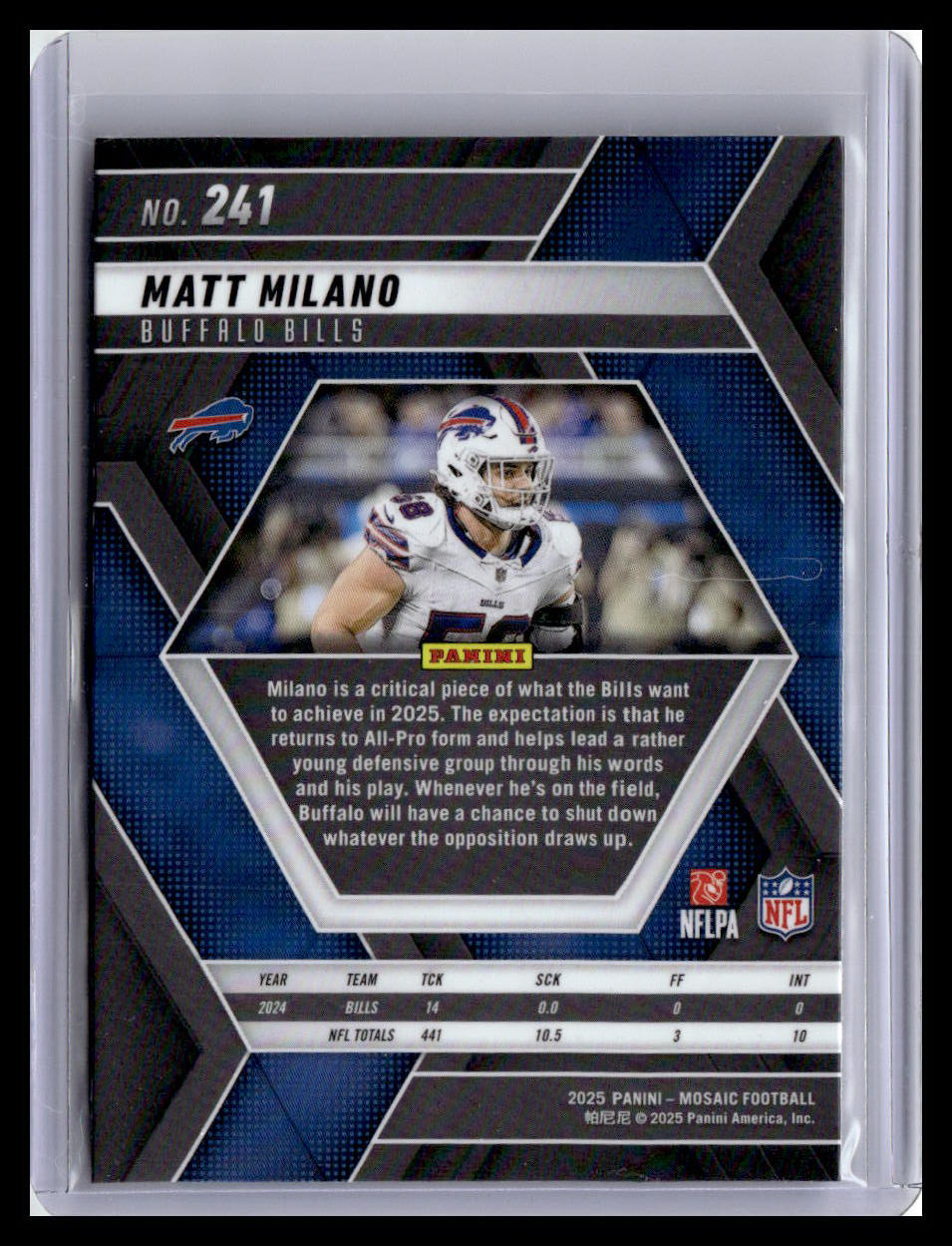 2025 Panini Mosaic #241 Matt Milano