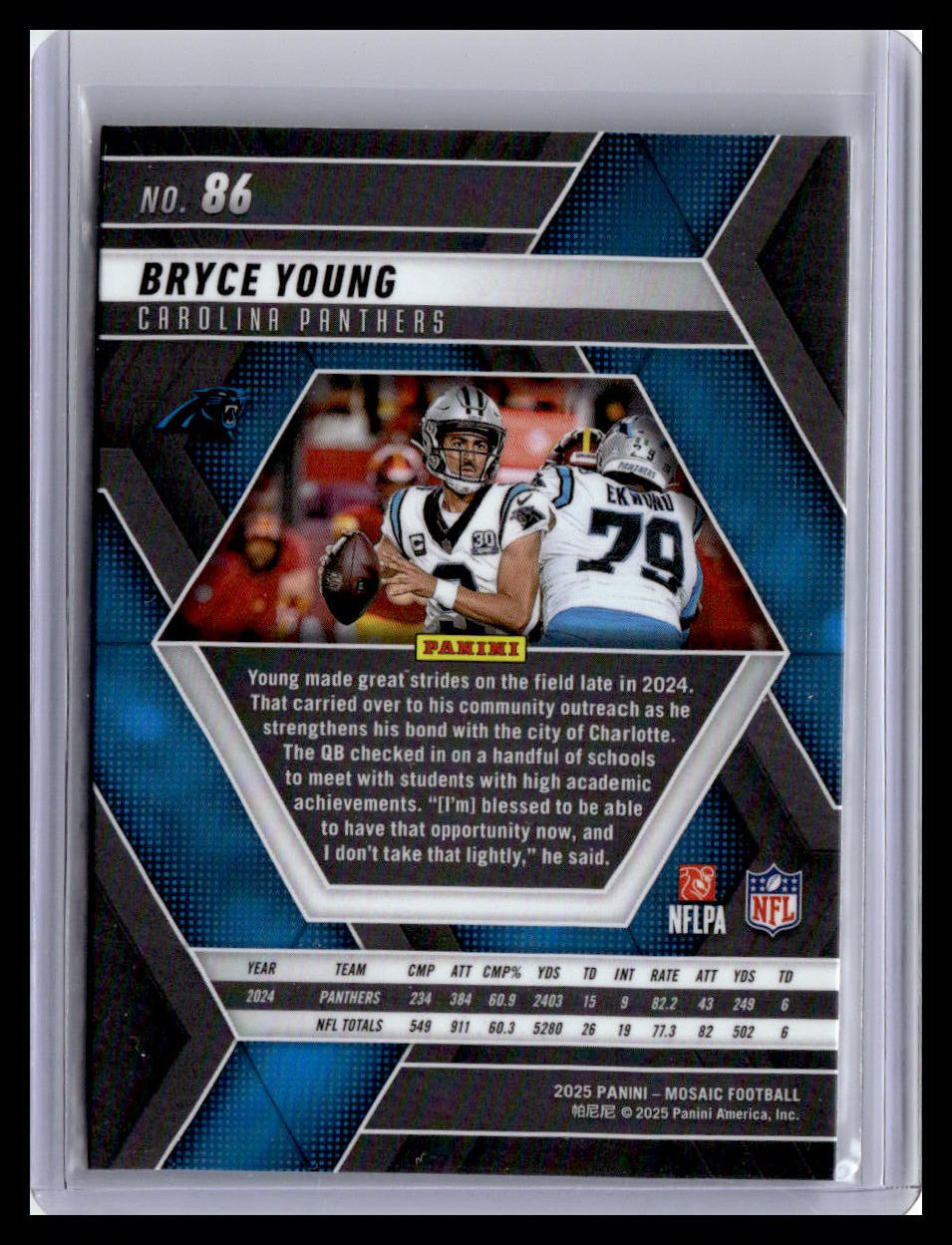 2025 Panini Mosaic #86 Bryce Young