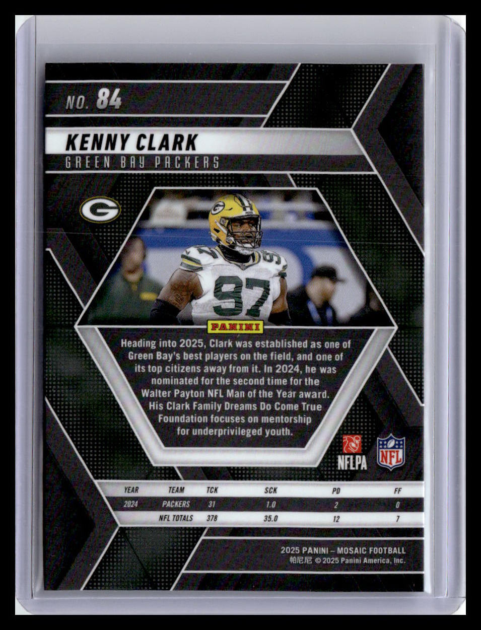 2025 Panini Mosaic #84 Kenny Clark