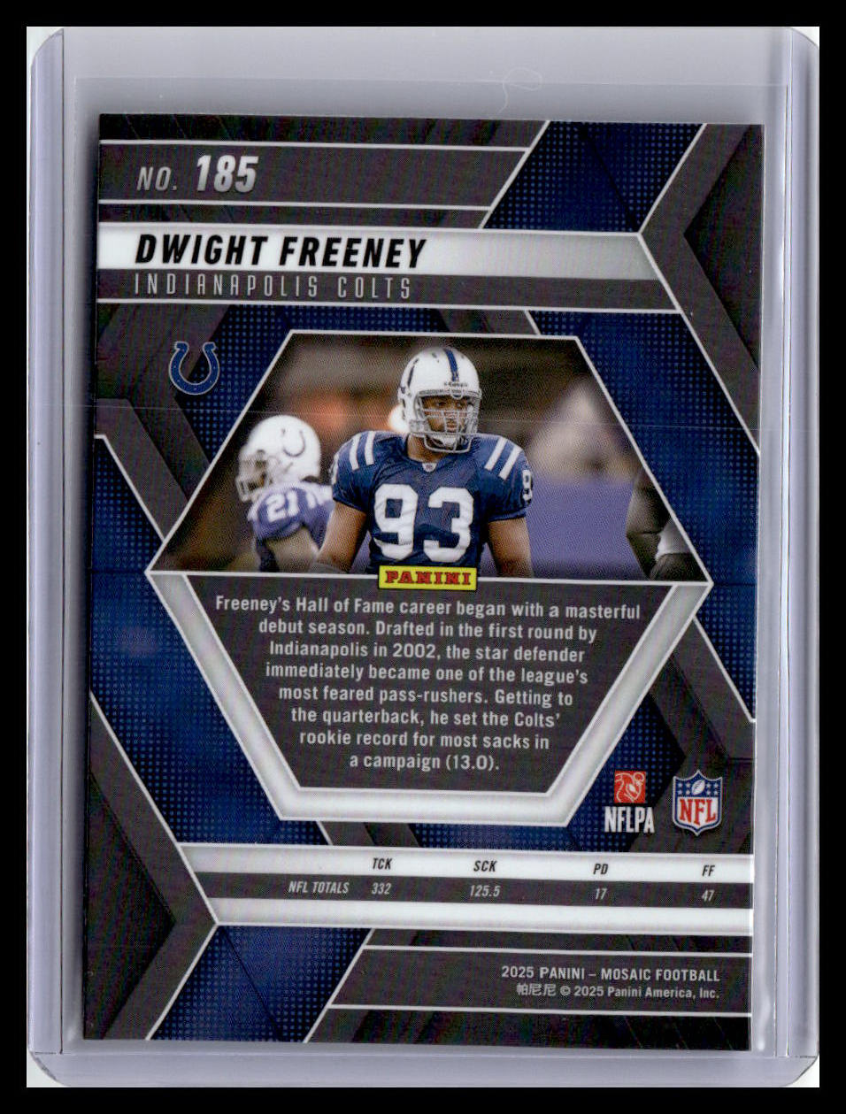 2025 Panini Mosaic #185 Dwight Freeney