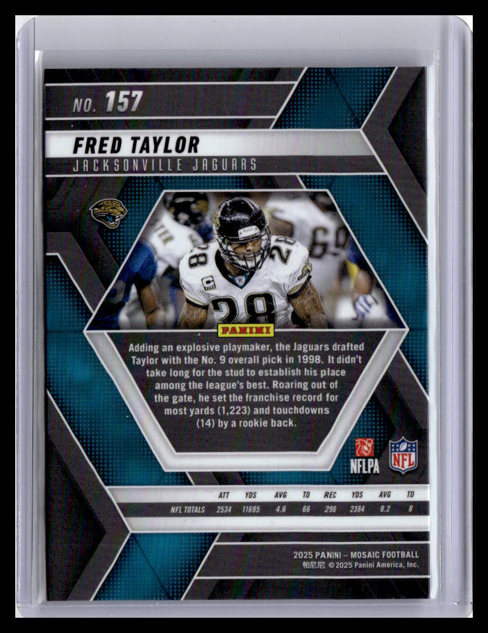 2025 Panini Mosaic #157 Fred Taylor