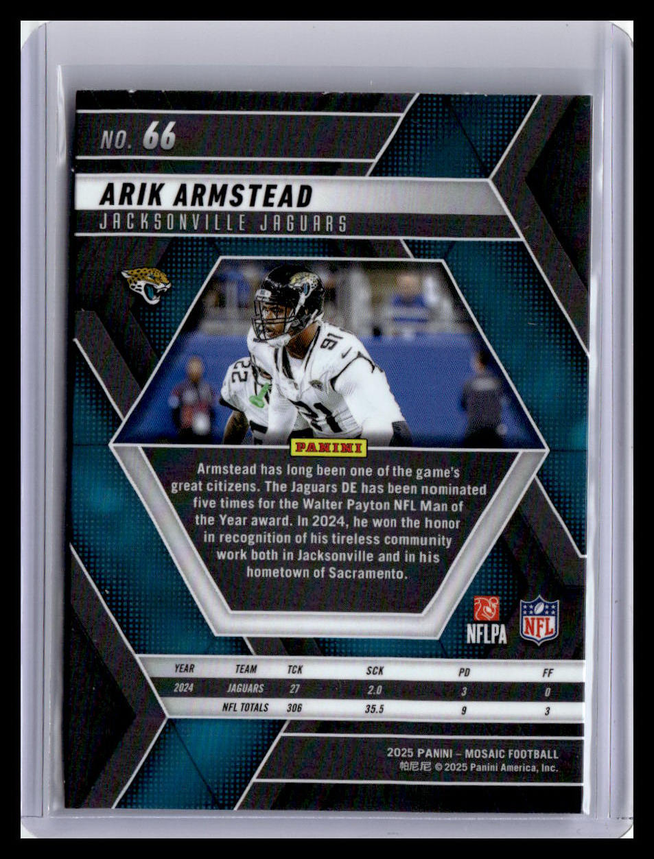 2025 Panini Mosaic #66 Arik Armstead