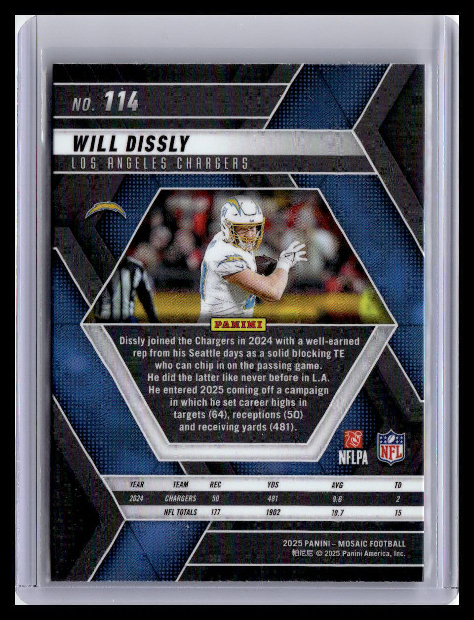 2025 Panini Mosaic #114 Will Dissly