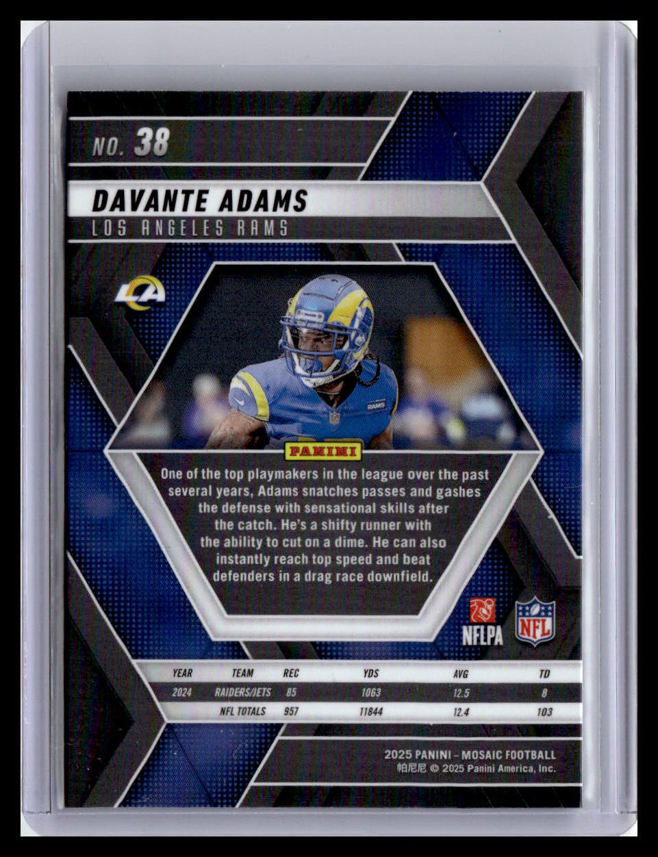 2025 Panini Mosaic #38 Davante Adams