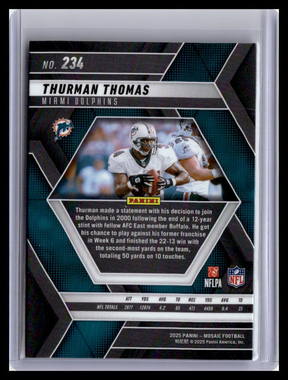 2025 Panini Mosaic #234 Thurman Thomas