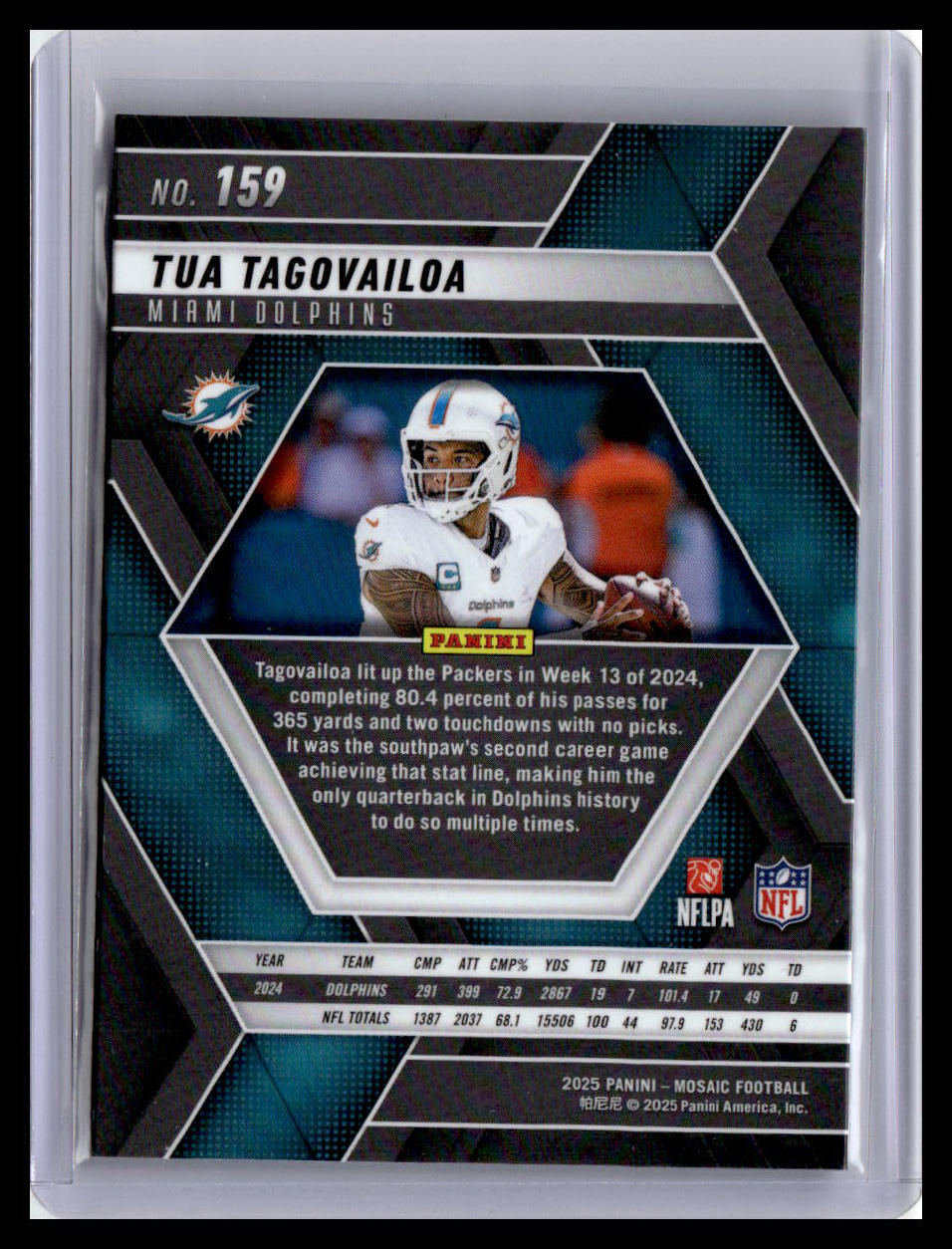 2025 Panini Mosaic #159 Tua Tagovailoa