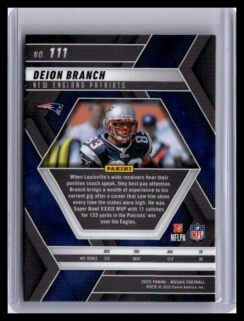 2025 Panini Mosaic #111 Deion Branch