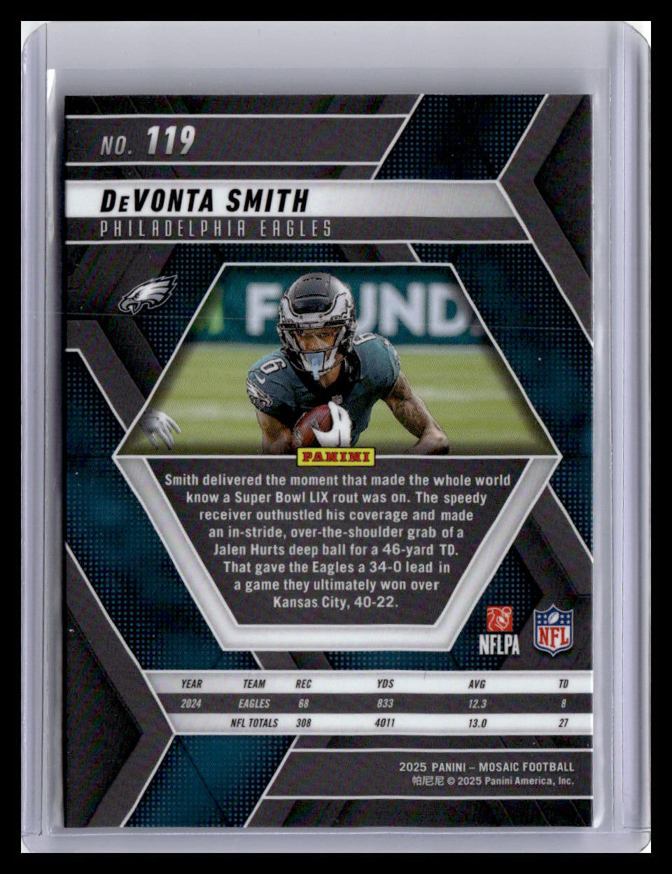 2025 Panini Mosaic #119 DeVonta Smith