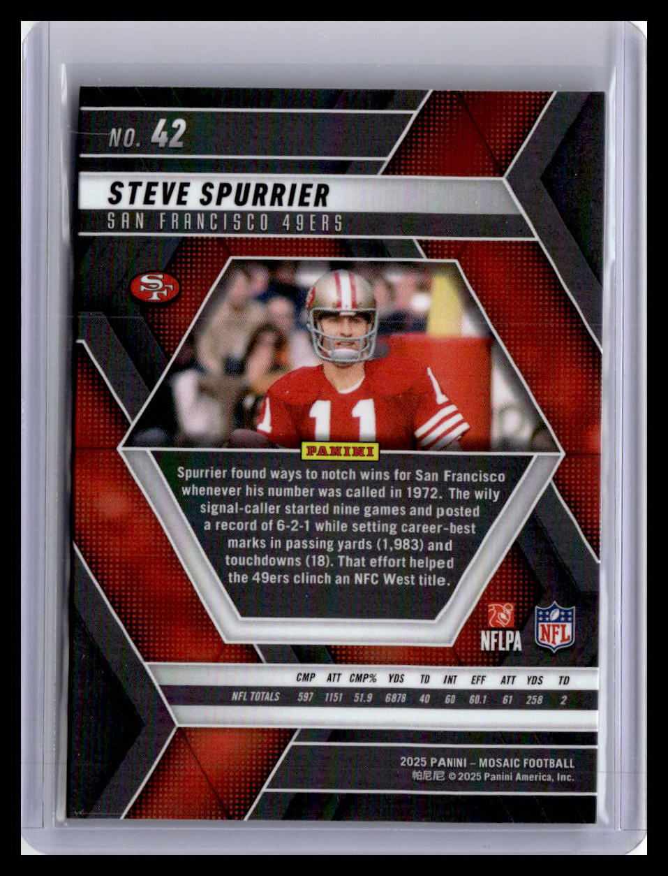 2025 Panini Mosaic #42 Steve Spurrier