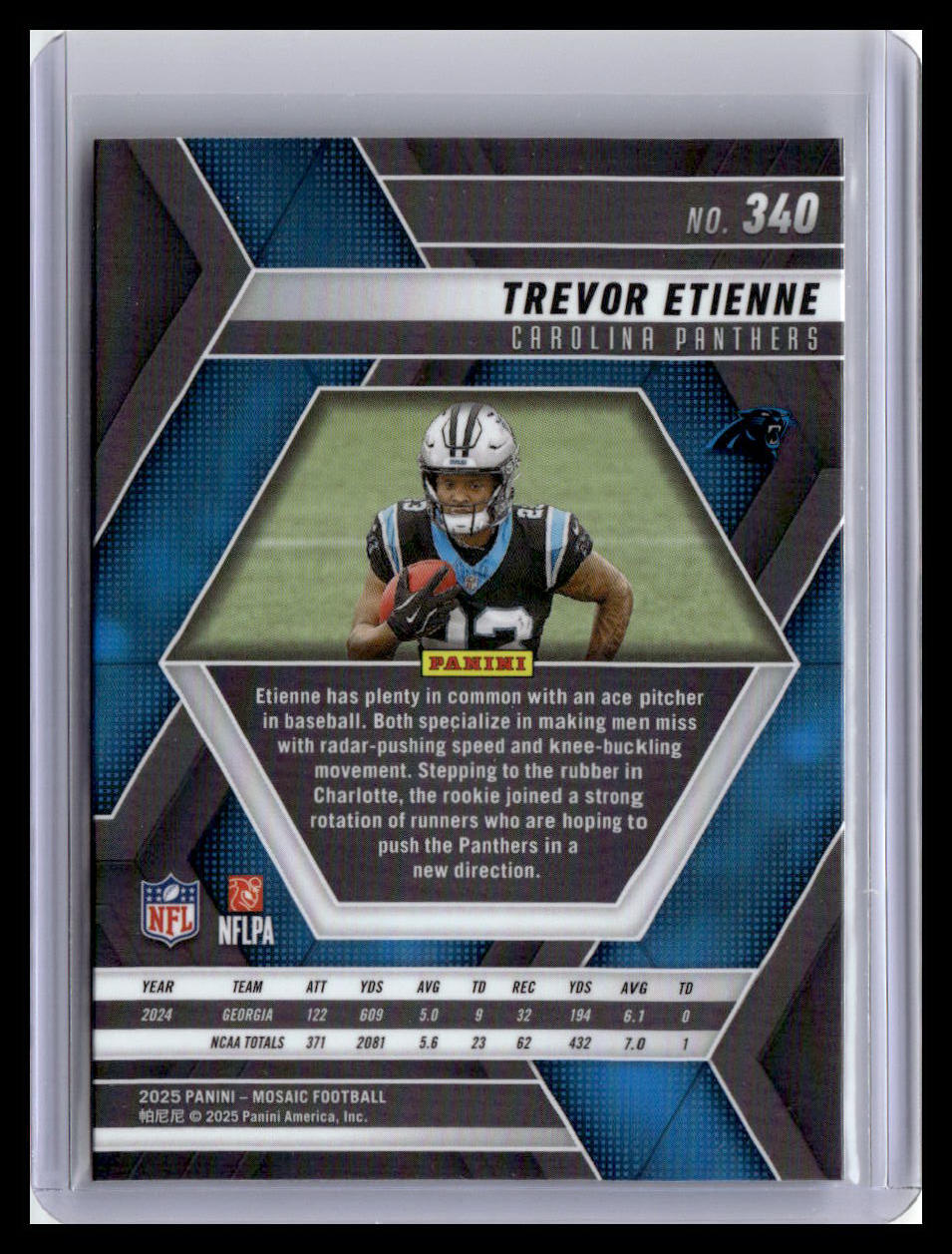 2025 Panini Mosaic #340 Trevor Etienne
