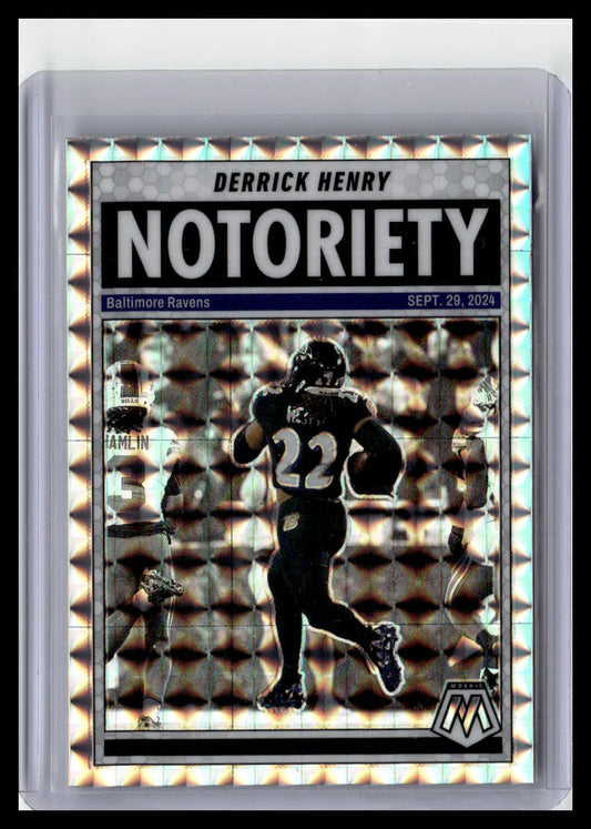 2025 Panini Mosaic #4 Derrick Henry Notoriety Mosaic