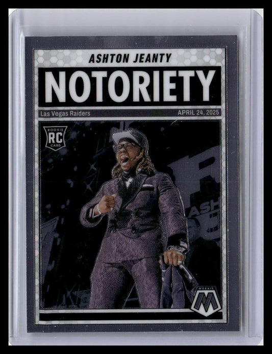 2025 Panini Mosaic #18 Ashton Jeanty Notoriety
