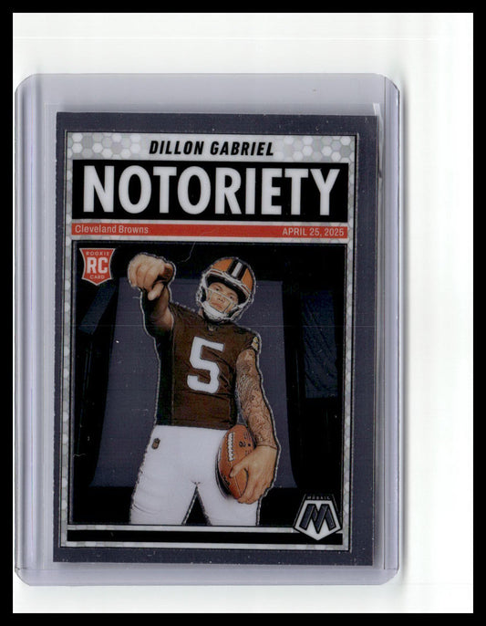 2025 Panini Mosaic #19 Dillon Gabriel Notoriety