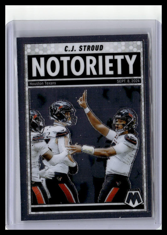 2025 Panini Mosaic #5 C.J. Stroud Notoriety