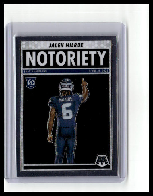 2025 Panini Mosaic #15 Jalen Milroe Notoriety