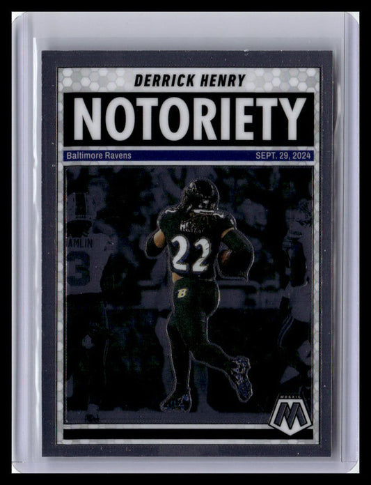 2025 Panini Mosaic #4 Derrick Henry Notoriety