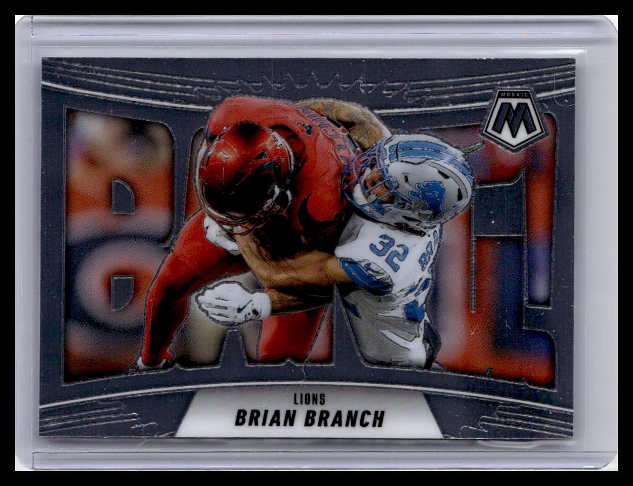 2025 Panini Mosaic #13 Brian Branch Bang!