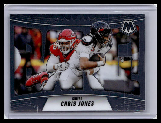 2025 Panini Mosaic #8 Chris Jones Bang!