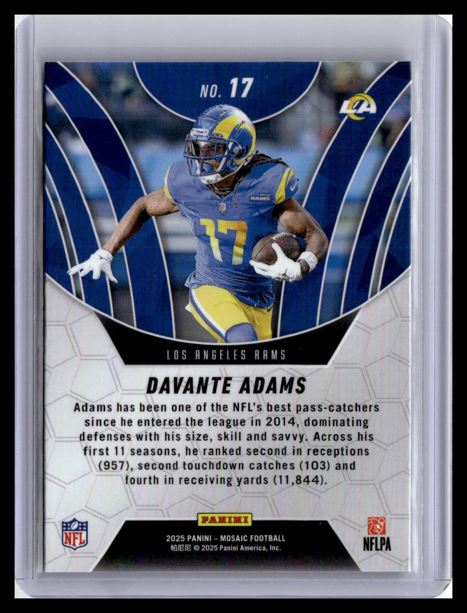 2025 Panini Mosaic #17 Davante Adams Elevate