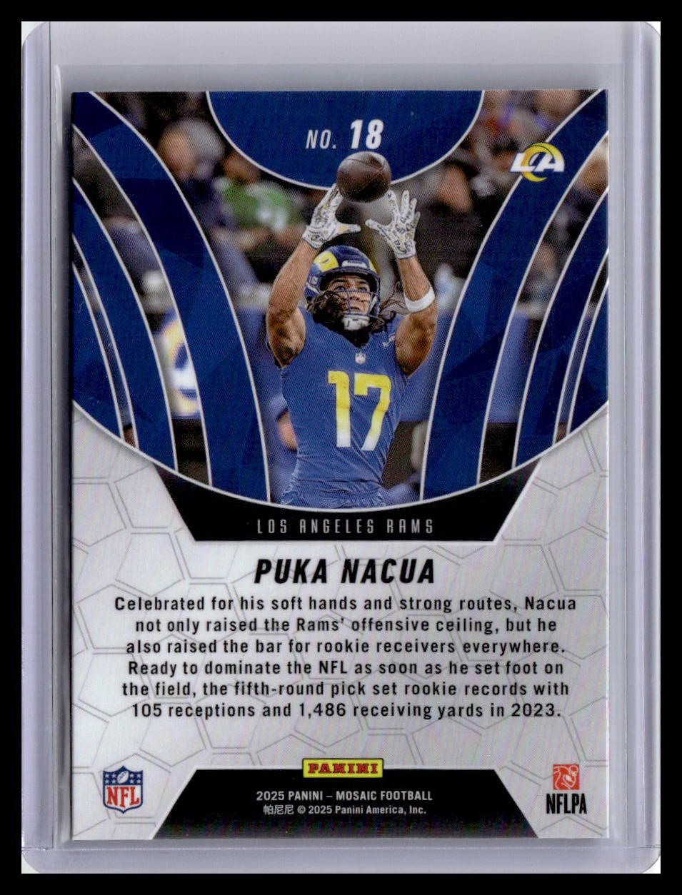 2025 Panini Mosaic #18 Puka Nacua Elevate