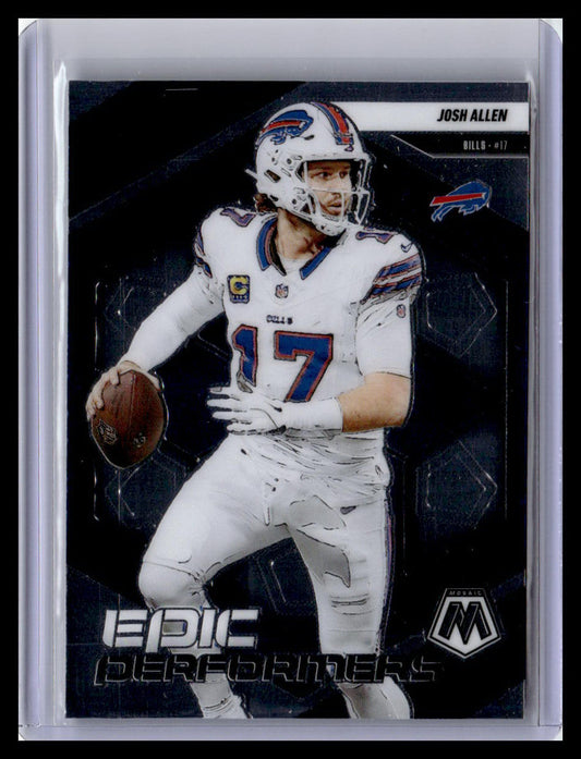 2025 Panini Mosaic #9 Josh Allen Epic Performers