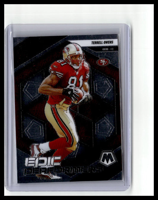 2025 Panini Mosaic #18 Terrell Owens Epic Performers