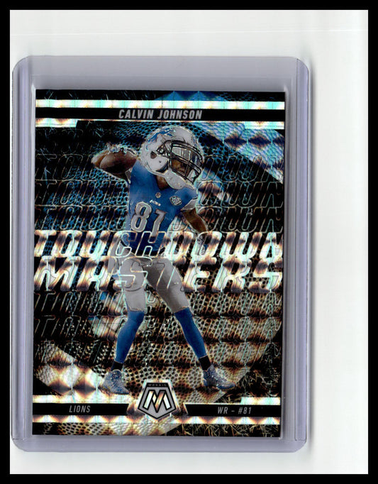 2025 Panini Mosaic #16 Calvin Johnson Touchdown Masters Mosaic