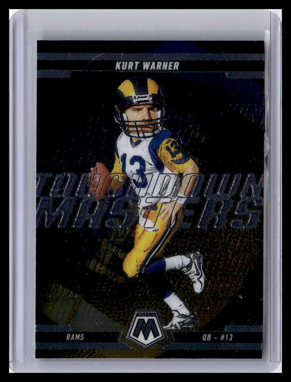 2025 Panini Mosaic #19 Kurt Warner Touchdown Masters