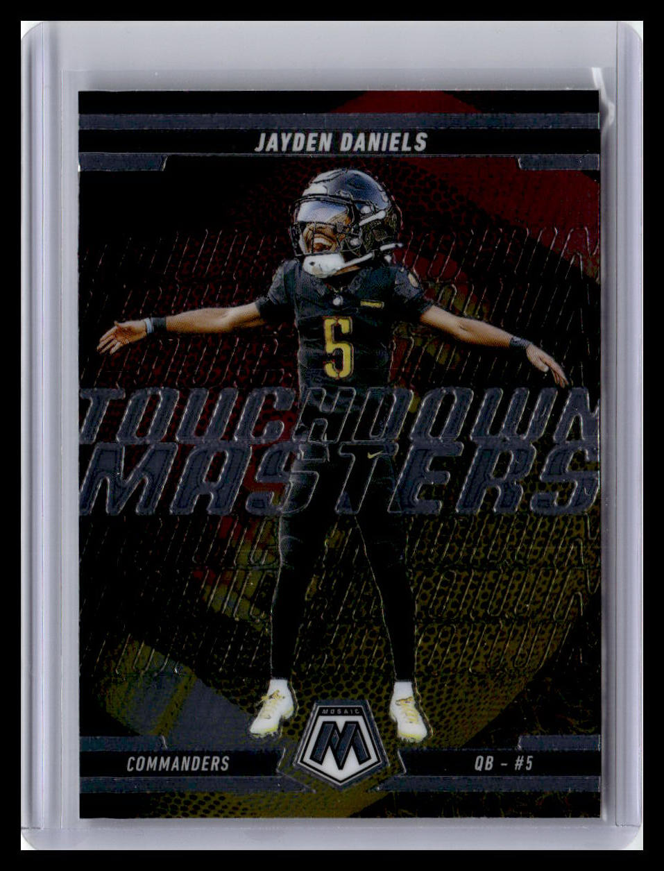 2025 Panini Mosaic #7 Jayden Daniels Touchdown Masters