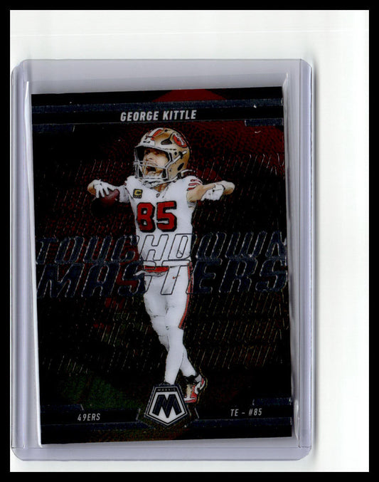 2025 Panini Mosaic #14 George Kittle Touchdown Masters