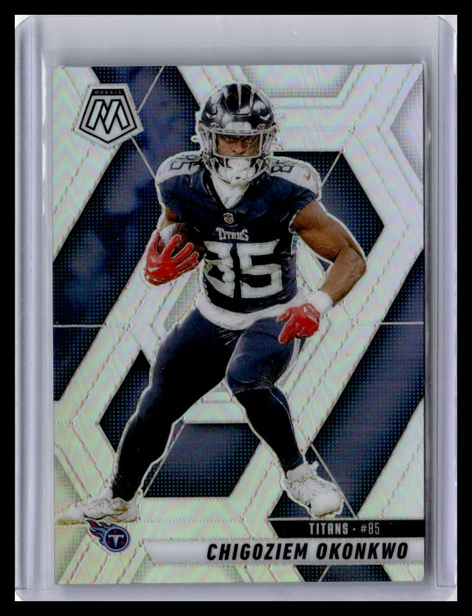 2025 Panini Mosaic #115 Chigoziem Okonkwo Silver