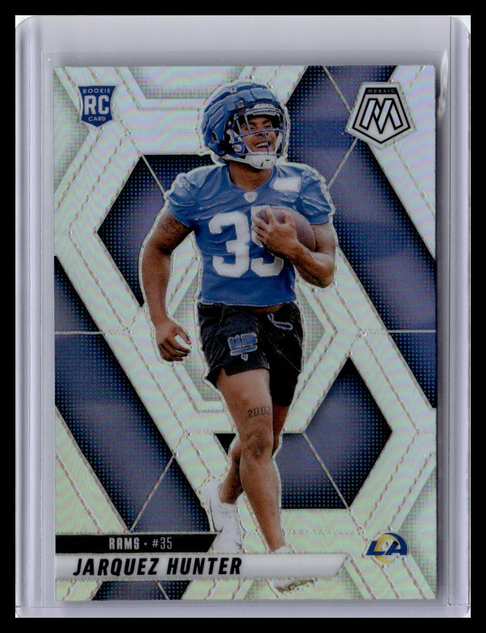 2025 Panini Mosaic #380 Jarquez Hunter Silver