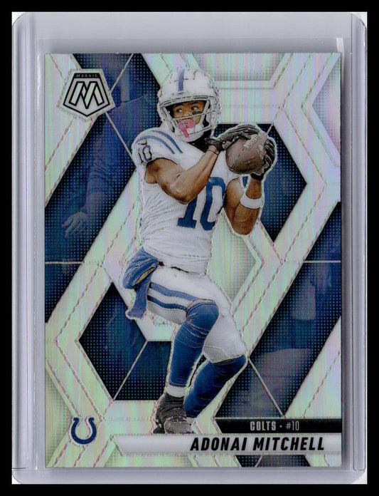 2025 Panini Mosaic #203 Adonai Mitchell Silver