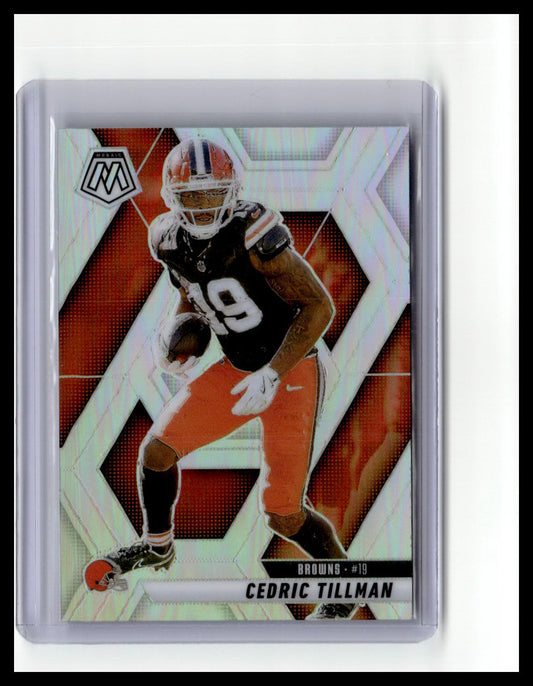 2025 Panini Mosaic #197 Cedric Tillman Silver