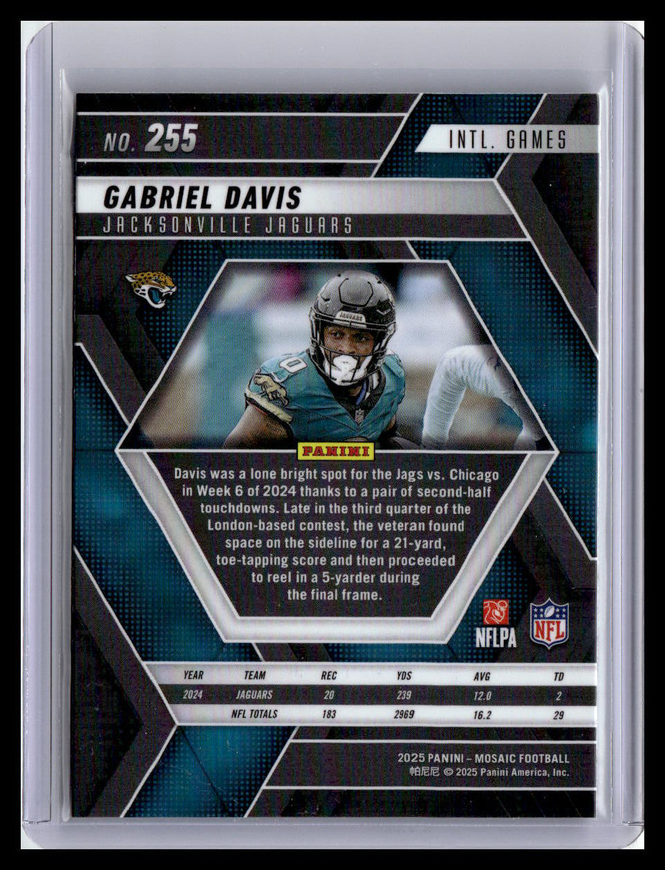 2025 Panini Mosaic #255 Gabriel Davis