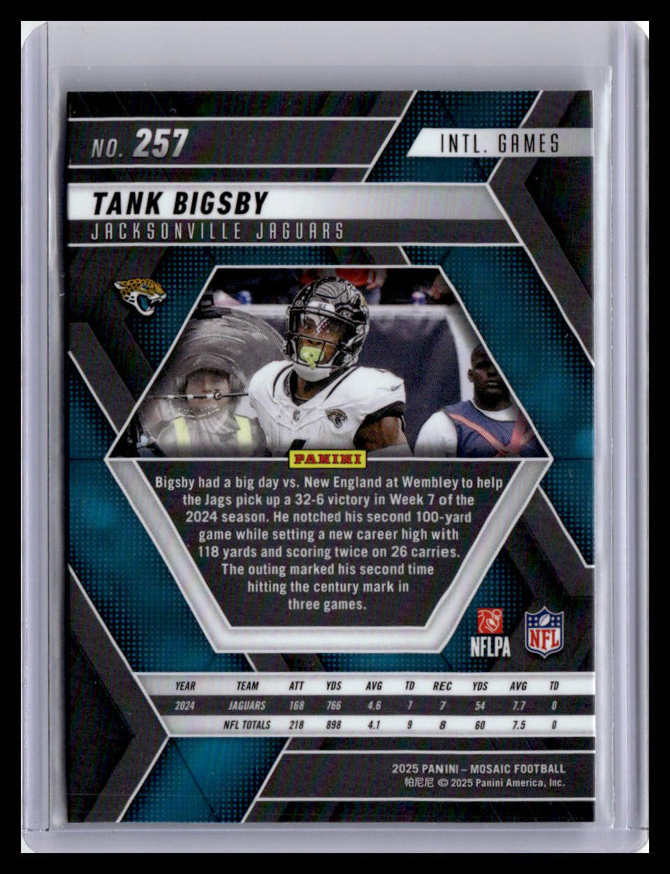 2025 Panini Mosaic #257 Tank Bigsby