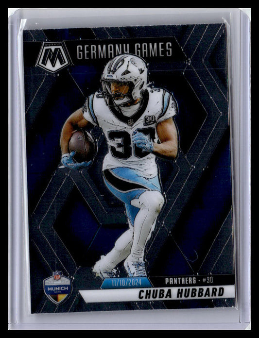 2025 Panini Mosaic #260 Chuba Hubbard