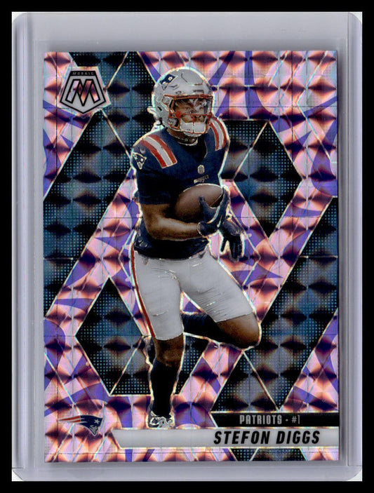 2025 Panini Mosaic #239 Stefon Diggs Mosaic Reactive Purple