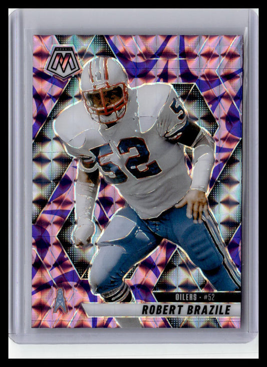 2025 Panini Mosaic #132 Robert Brazile Mosaic Reactive Purple