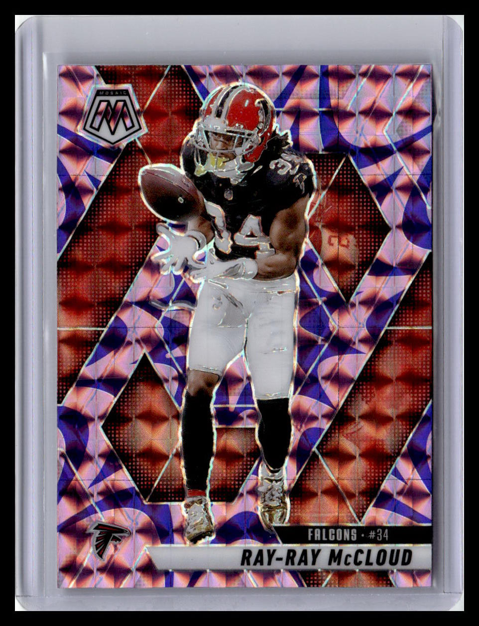 2025 Panini Mosaic #95 Ray-Ray McCloud Mosaic Reactive Purple