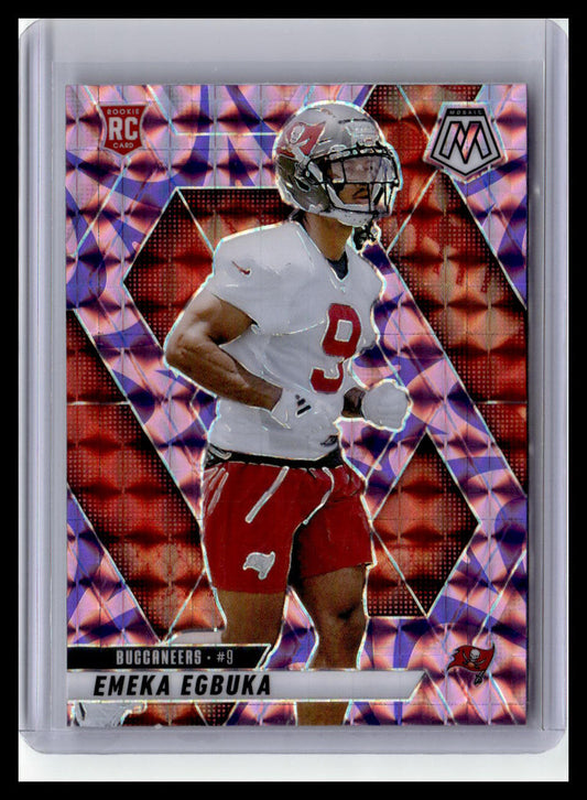 2025 Panini Mosaic #376 Emeka Egbuka Mosaic Reactive Purple