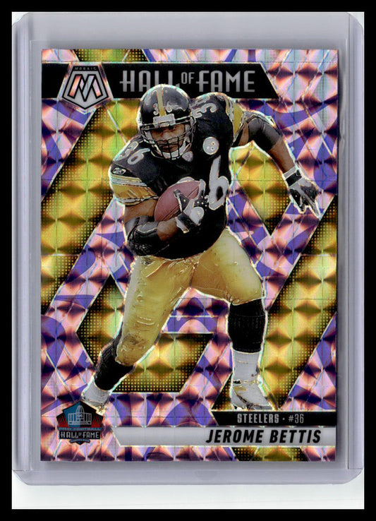 2025 Panini Mosaic #298 Jerome Bettis Mosaic Reactive Purple