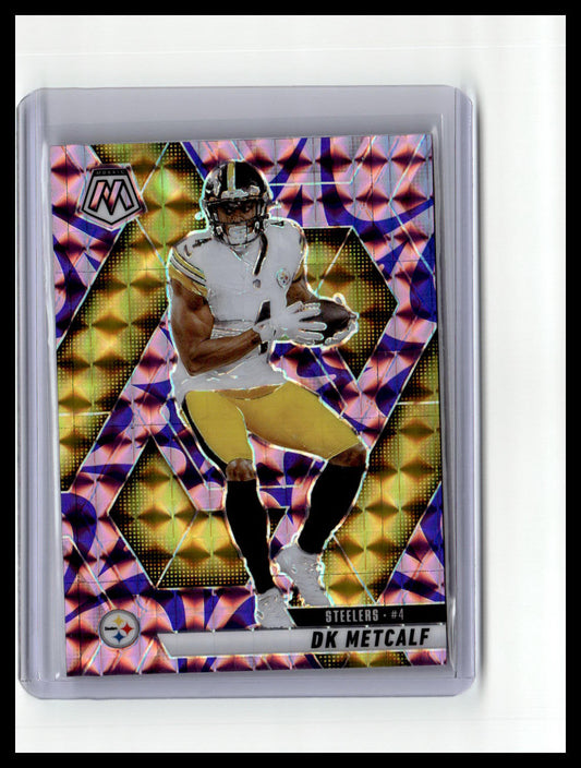 2025 Panini Mosaic #33 DK Metcalf Mosaic Reactive Purple