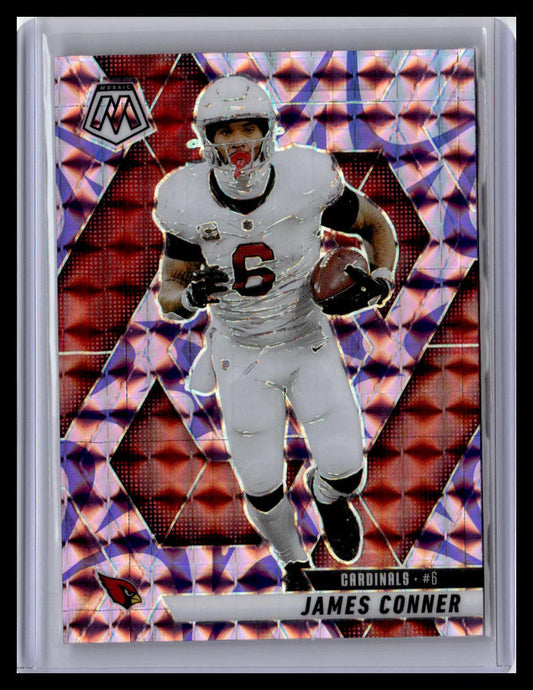 2025 Panini Mosaic #227 James Conner Mosaic Reactive Purple